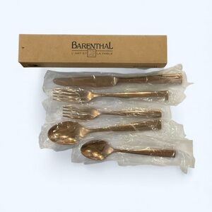 Barenthal Rose Gold Flatware Set – 5-Piece Place Setting (SET OF 4)